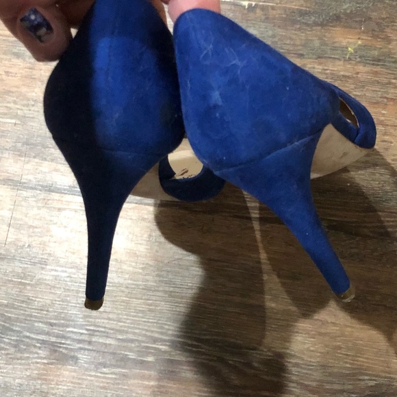 Zara Basic blue pointy toe heels Size 6 - Picture 7 of 11